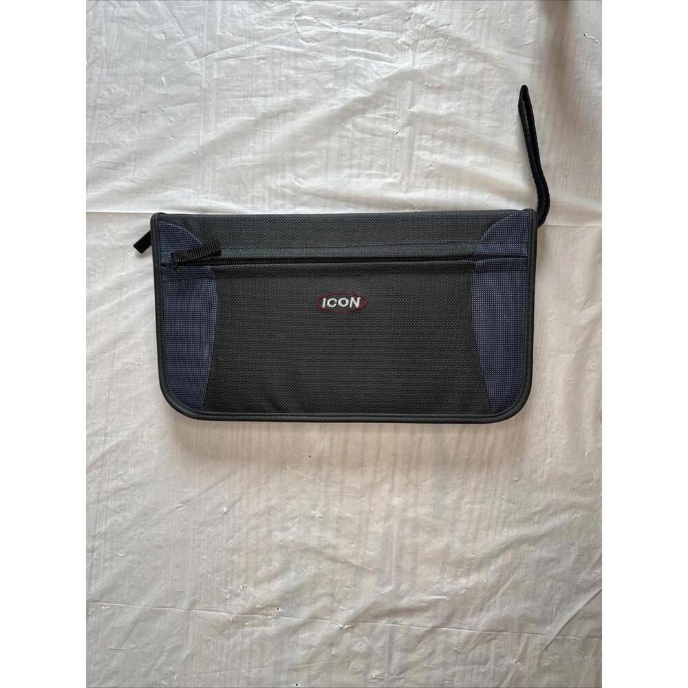 ICON Zippered CD Storage Wallet Case - Holds 64 Discs
